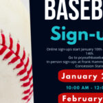 2/8 Polk County Youth Baseball In-PERSON Registration