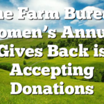 The Farm Bureau Women’s Annual Gives Back is Accepting Donations