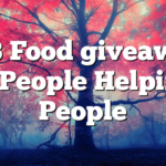 2/3 Food Giveaway at People Helping People