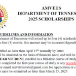 3/15 AMVETS Department of TN 2025 Scholarships Application Deadline