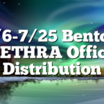 3/6-7/25 Benton SETHRA Office Distribution