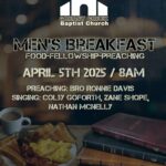 4/5 Men’s Breakfast at Greasy Creek Baptist Church