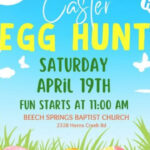 4/19 Beech Springs Baptist Church Egg Hunt