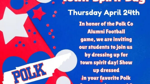 4/24 Town Spirit Day Polk co., TN