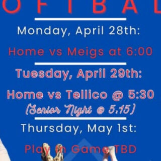 4/28 Polk Softball Home vs Meigs