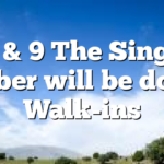 4/8 & 9 The Singing Barber will be doing Walk-ins
