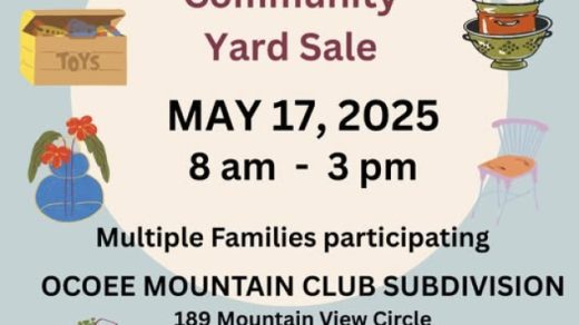 5/17 OMC Community Yard Sale Ocoee, TN