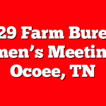5/29 Farm Bureau Women’s Meeting in Ocoee, TN