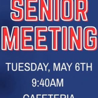 5/6 PCHS Senior Meeting