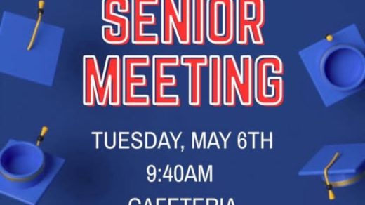5/6 PCHS Senior Meeting