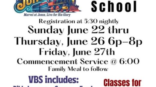 6/22-27 Wonder Junction VBS at Delano Baptist Church