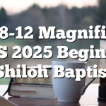 6/8-12  Magnified VBS 2025 Begins at Shiloh Baptist