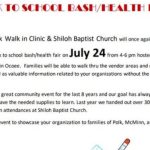 7/24 Bradley-Polk Walk in Clinic Back to School Bash