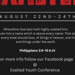 8/22-24 Exalted Youth Conference Camp Cherokee