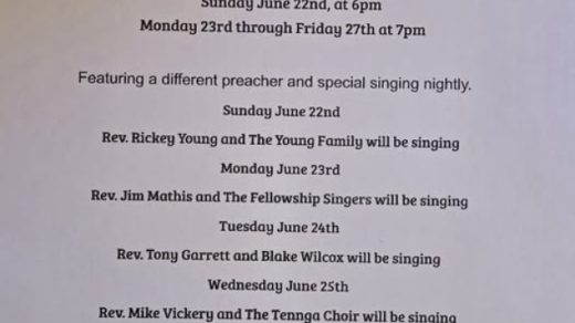 6/22 Fellowship Baptist Church Revival