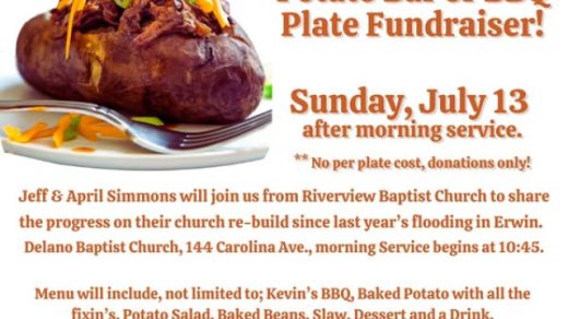 7/13 Delano Baptist Church Fundraiser