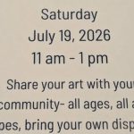 7/19 Art Show at West Polk Library