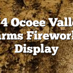 7/4 Ocoee Valley Farms Fireworks Display