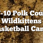 7/7-10 Polk County Wildkittens Basketball Camp