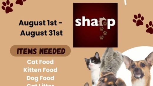 8/31 Animal Food Drive at West Polk Library Ends