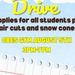 8/5 Copper Basin Elementary School School Supply Drive