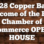 10/28 Copper Basin Welcome of the Polk Chamber of Commerce OPEN HOUSE