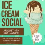  8/9 Blue Ridge Temple Baptist Church Ice Cream Social