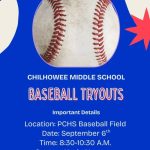 9/6 CMS Baseball Tryouts