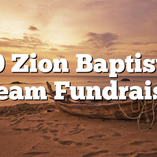 8/10 Zion Baptist Ice Cream Fundraiser