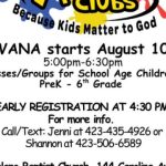 8/10 Delano Baptist Church’s Awana Program Begins