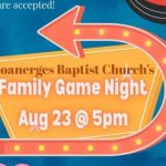 8/23 Boanerges Baptist Church Family Game Night