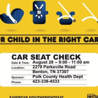 8/28 Car Seat Check Benton, TN