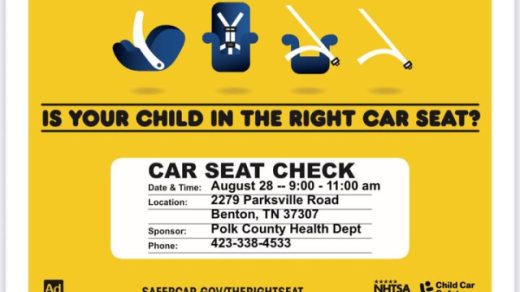 8/28 Car Seat Check Benton, TN
