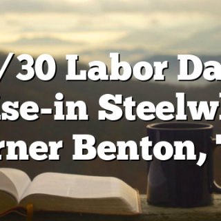 8/30 Labor Day Cruise-in Steelwheel corner Benton, TN