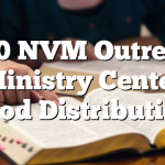 8/30 NVM Outreach Ministry Center Food Distribution