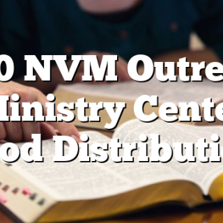 8/30 NVM Outreach Ministry Center Food Distribution