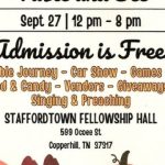 9/27 Staffordtown Church Fall Festival Copperhill, TN