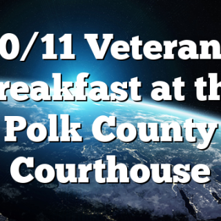 10/11 Veterans Breakfast at the Polk County Courthouse