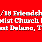 10/18 Friendship Baptist Church Fall Fest Delano, TN