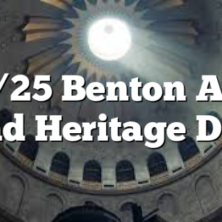 10/25 Benton Arts and Heritage Day