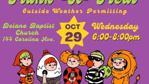 10/29 Delano Baptist Church Trunk or Treat