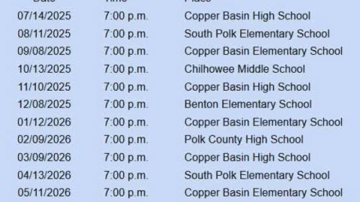 1/12 Polk Co School Board Meeting