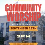 9/28 Community Time of Worship at the Courthouse
