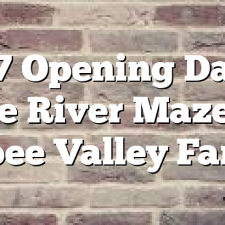 9/27 Opening Day of The River Maze at Ocoee Valley Farms