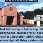 9/28 Homecoming Sunday at Shiloh Baptist Ocoee, TN