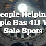 People Helping People Has 411 Yard Sale Spots