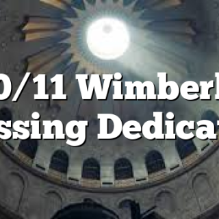 10/11 Wimberly Crossing Dedication