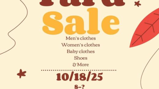 10/18 Yard Sale Benton, TN