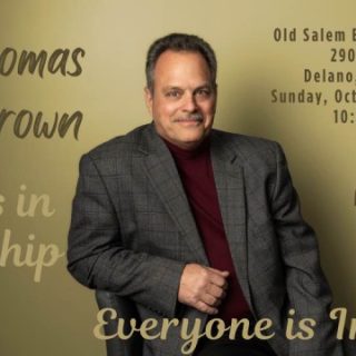 10/19 Thomas Brown Leads in Worship at Old Salem Baptist Church Delano, TN
