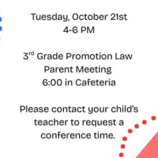 10/21 Parent Teacher Conferences at BES